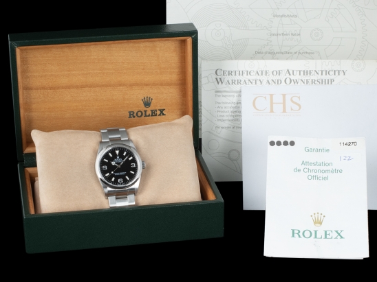 Rolex Explorer 36 SEL - Rolex Guarantee 114270